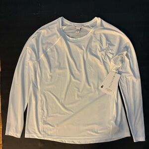 Athleta long sleeve White Top